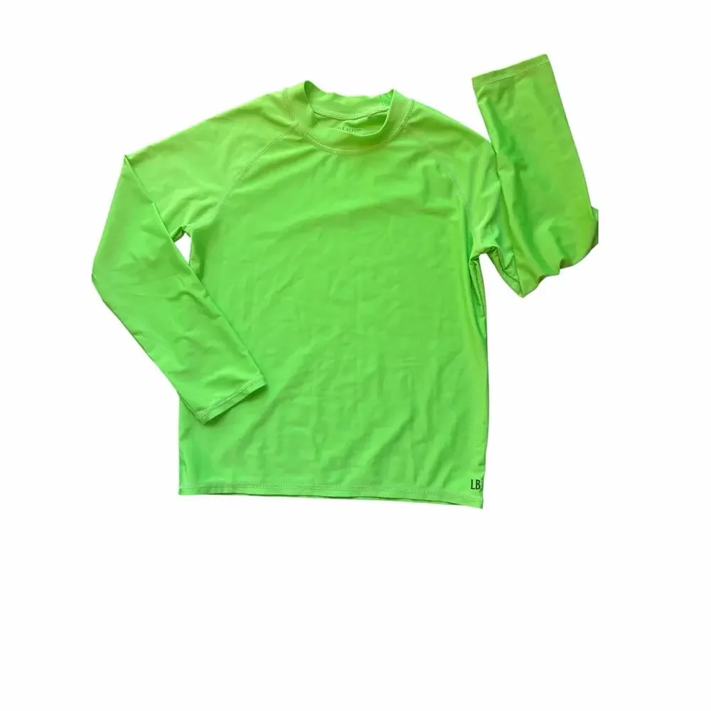 Little Bipsy Neon Lime Green Swim Shirt (10)